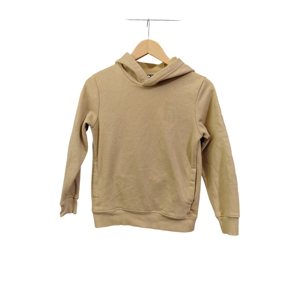 North Face Tan Hoodie Youth Kids Medium (10)